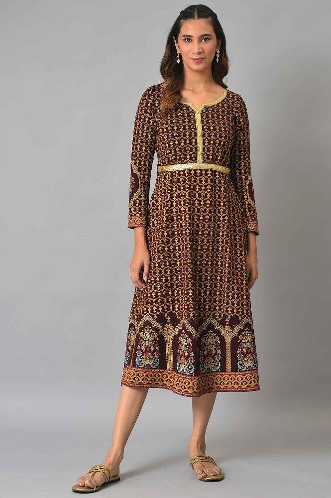 aurelia brown dress