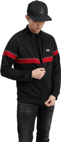 men striped casual jacket