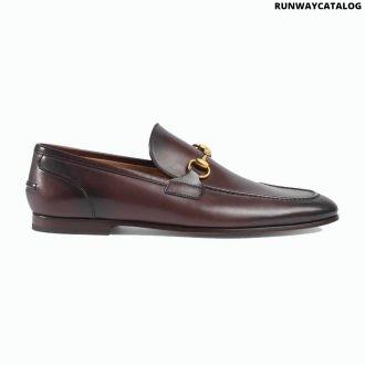 gucci jordaan leather loafer