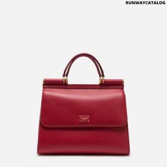 dolce & gabbana large calfskin sicily bag