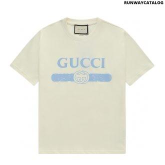 oversize white gucci t-shirt