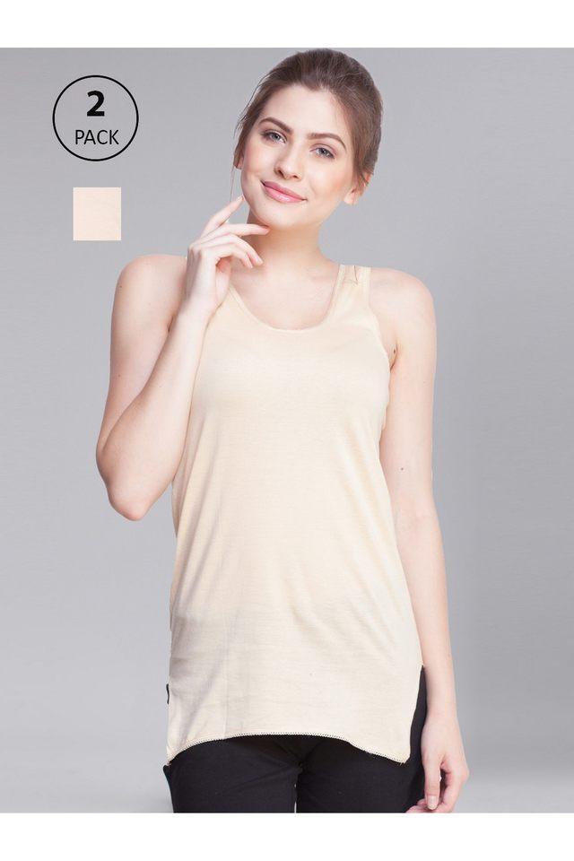 pack of 2 combed cotton camisole