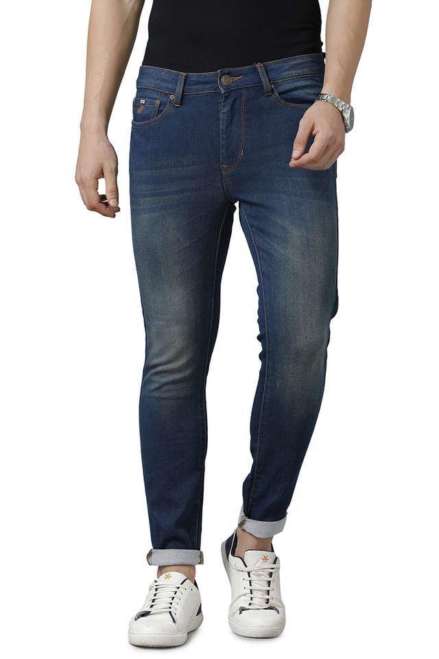 clean look cotton slim fit mens jeans