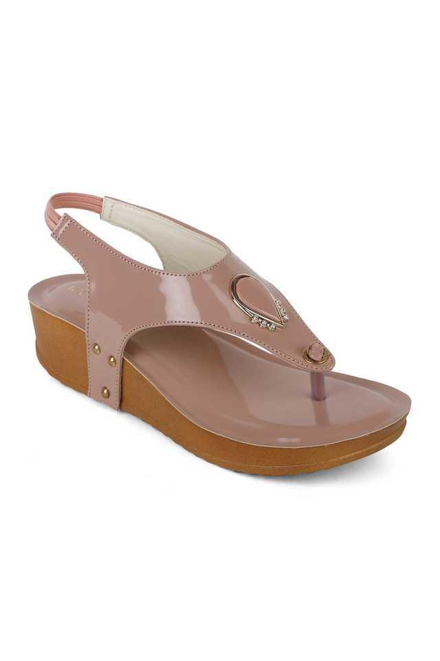 synthetic slipon womens casual sandals