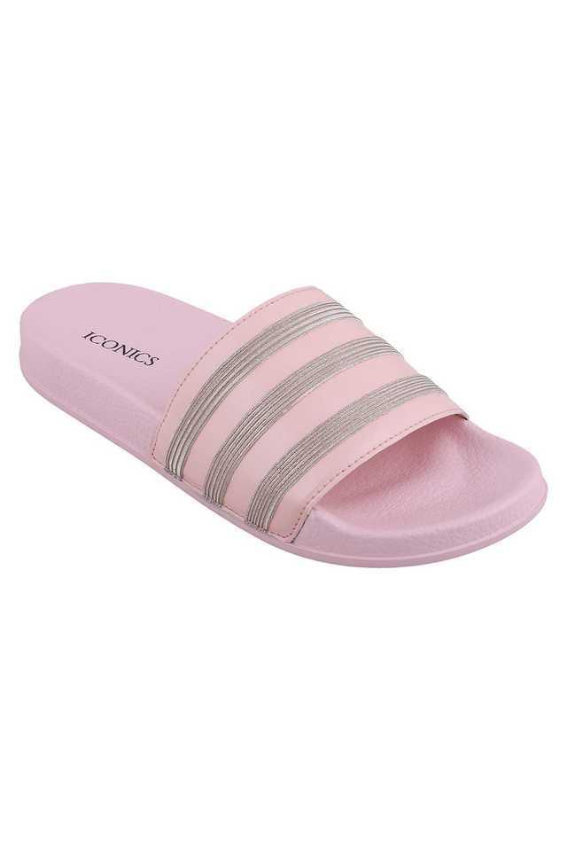 synthetic slipon womens casual slides