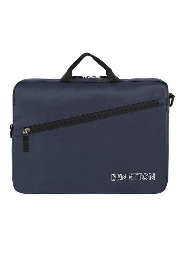 edgar printed polyester zipper closure mens laptop bag