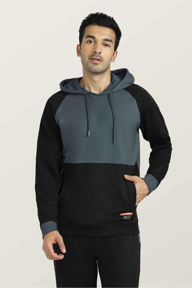 printed cotton blend regular fit mens sweatshirt