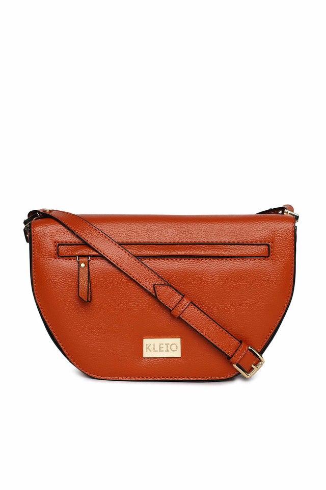 half moon structured sling bag