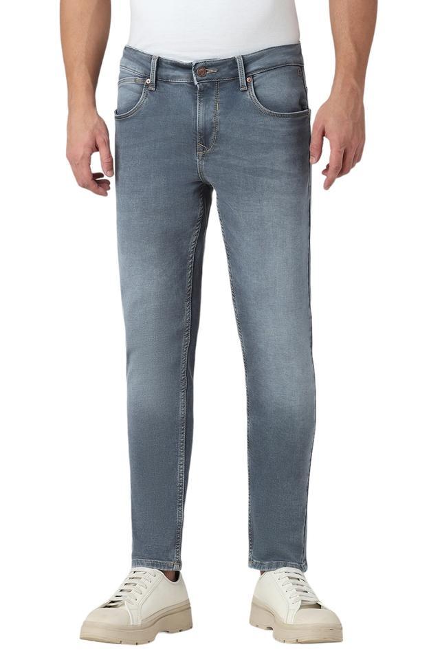 light wash cotton relaxed fit mens jeans