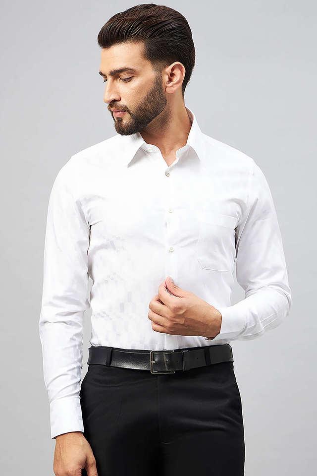 textured cotton mens formal wear shirt