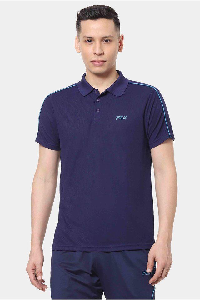 poly drop needle polo neck mens t-shirt