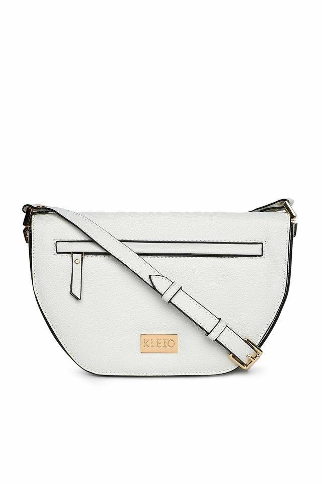 half moon structured sling bag