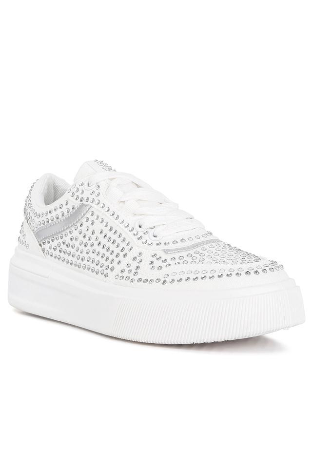 embellished chunky sole womens sneakers