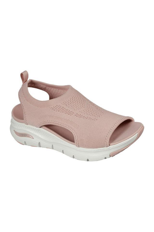 synthetic slip on womens casual sandals