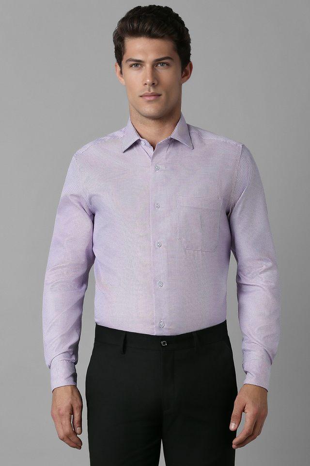 textured cotton regular fit mens formal shirt