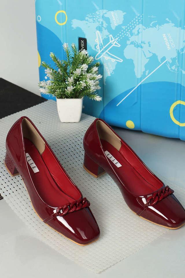 synthetic slipon womens casual pumps