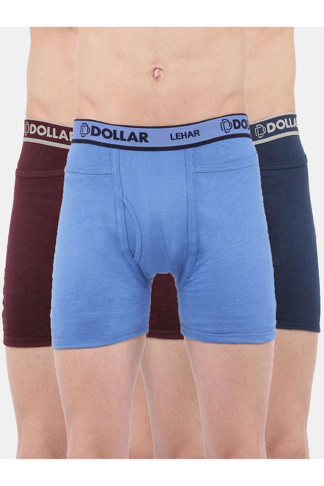 pack of 3 dollar lehar mens assorted  fine pocket trunk