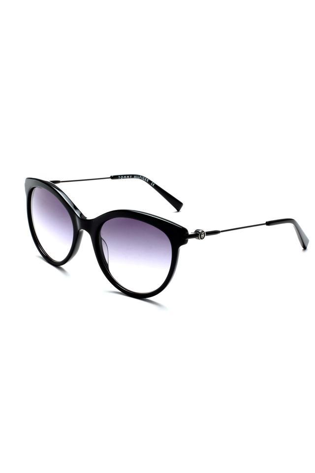 womens metallic- plastic non polarized lens round sunglasses - 2580