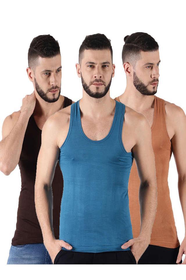 pack of 3 dollar lehar mens assorted vest