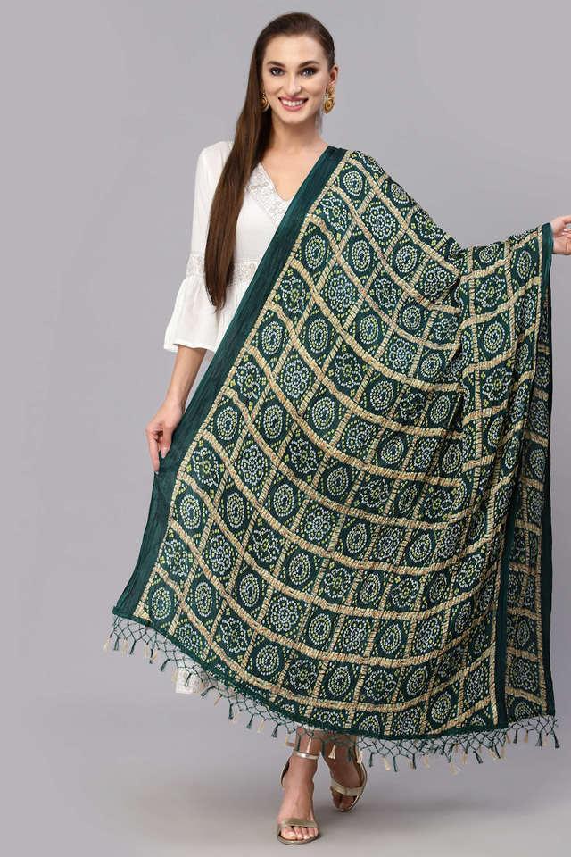 silk blend woven women dupatta