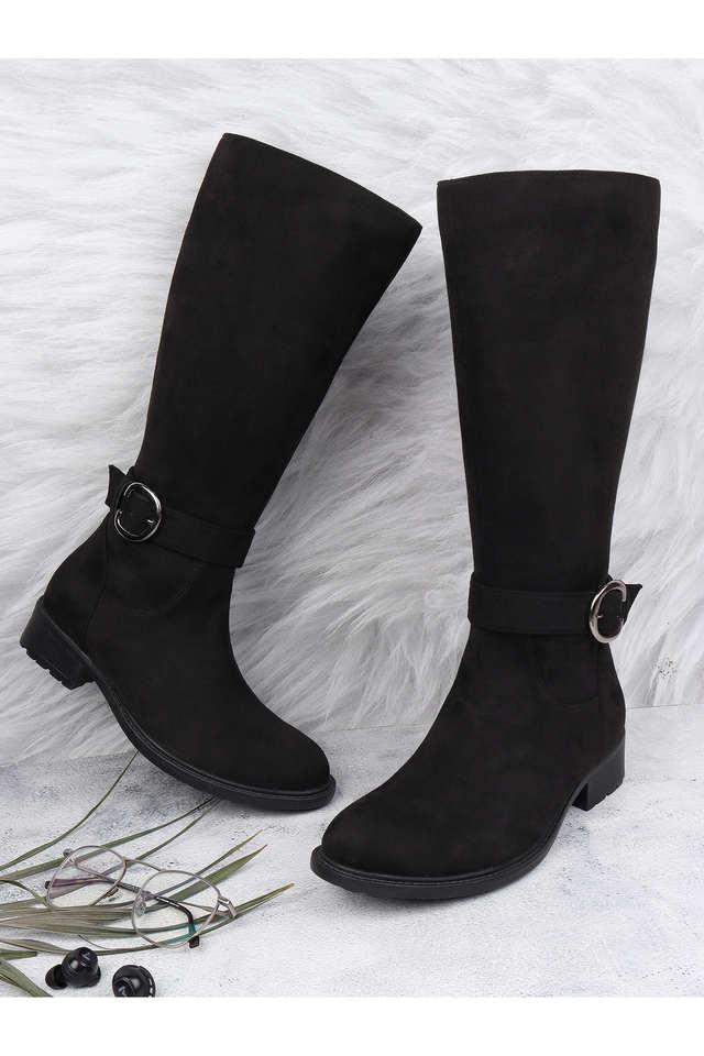 synthetic zipper womens casual boots