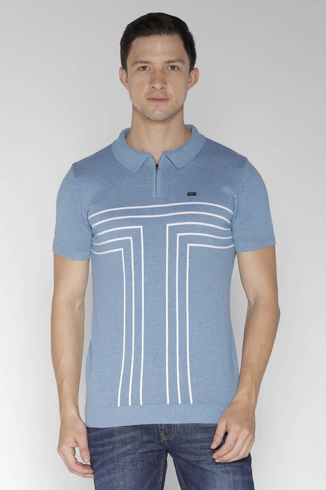 stripes cotton polo mens t-shirt