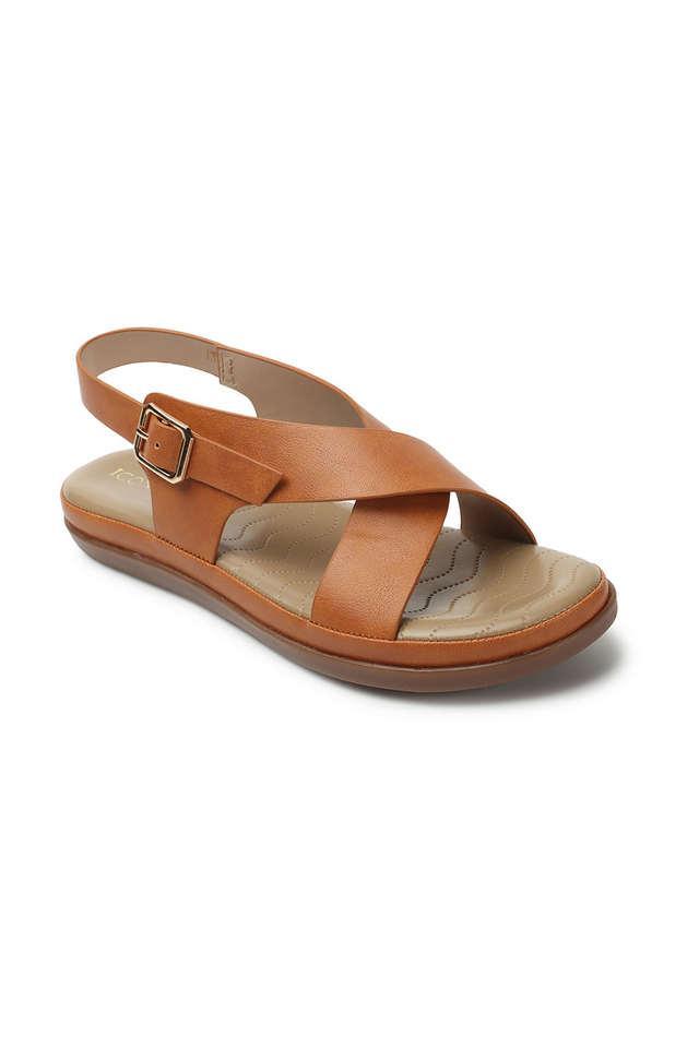 synthetic buckle womens casual sandals