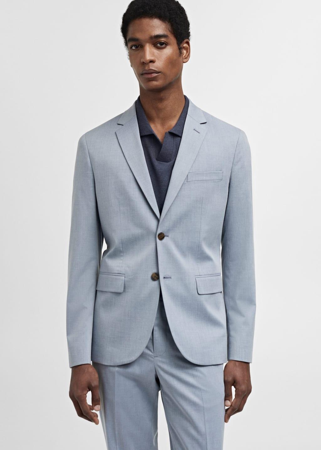 super slim-fit suit jacket in stretch fabric