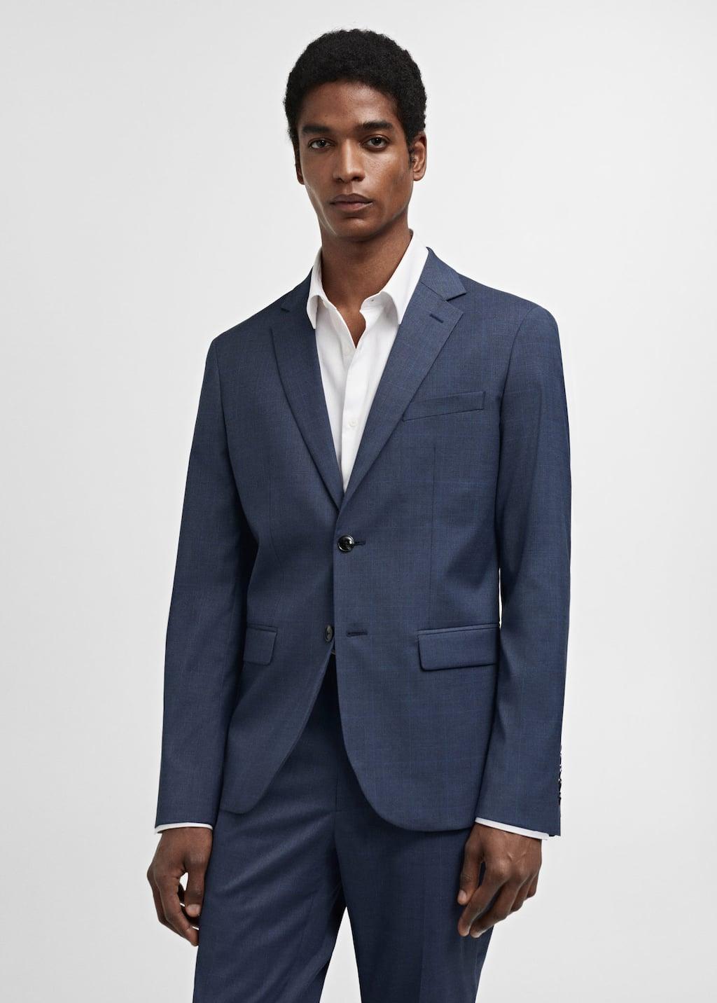 super slim-fit suit jacket in stretch fabric