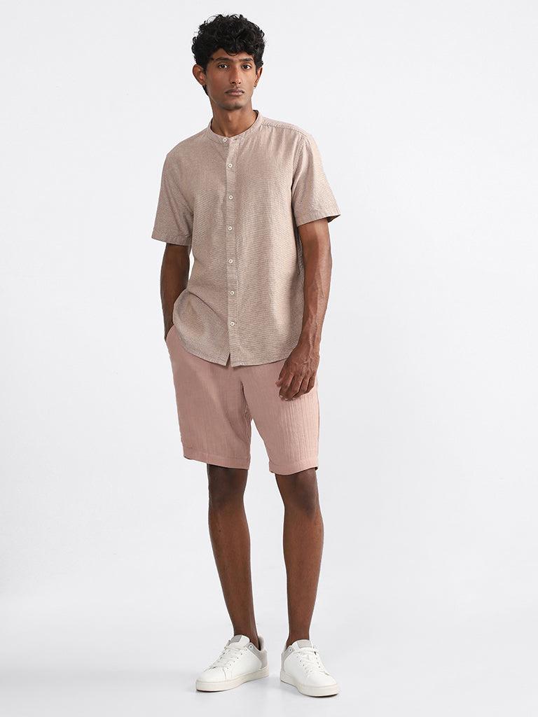 eta dark pink hamy slim-fit shorts